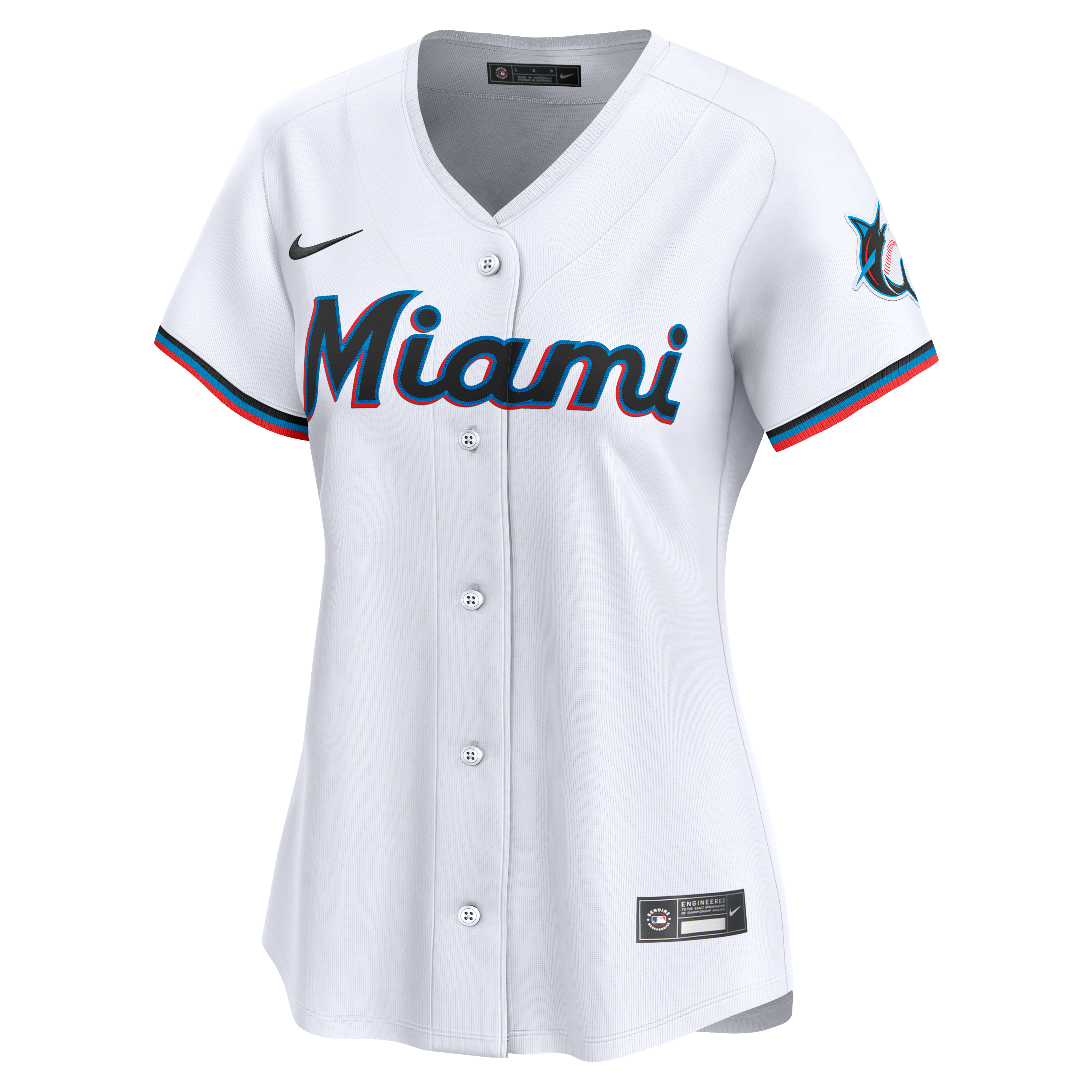 Women's Miami Marlins Sandy Alcantara Nike White Home Limited Player Jersey - 7