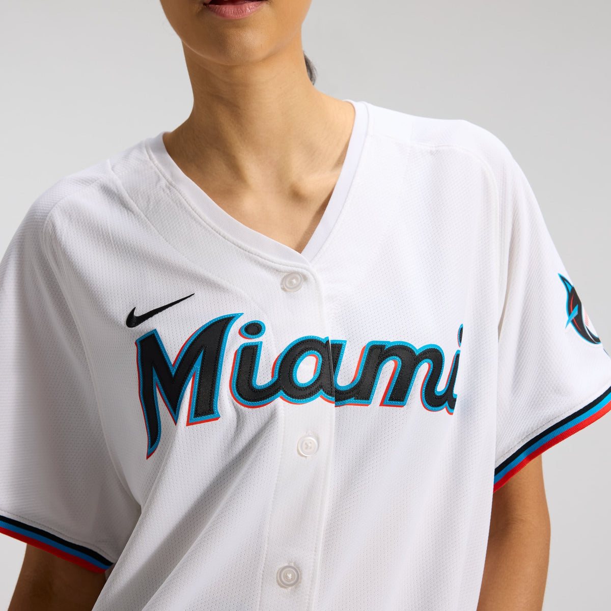 Women's Miami Marlins Sandy Alcantara Nike White Home Limited Player Jersey - 10
