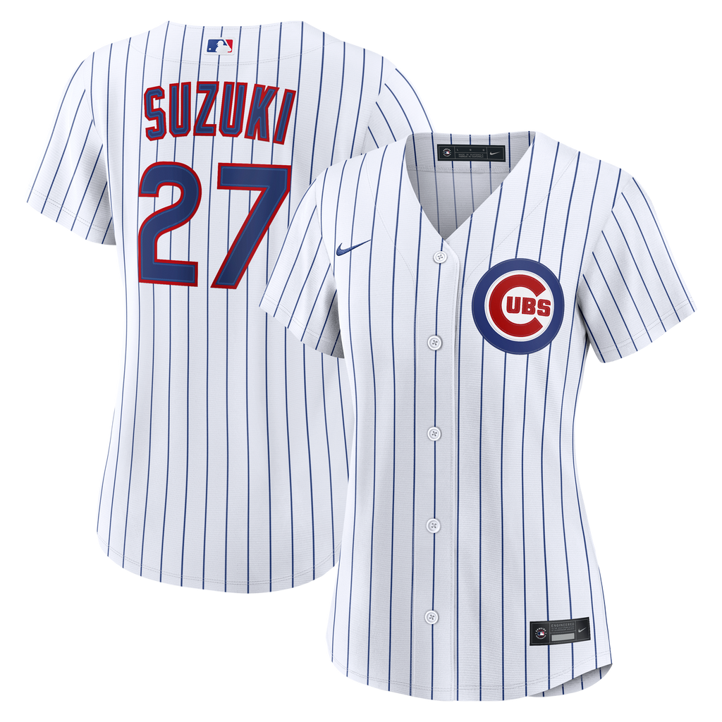 Women's Chicago Cubs Seiya Suzuki Nike White Home Replica Jersey - 2