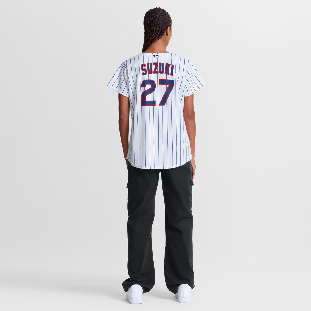 Women's Chicago Cubs Seiya Suzuki Nike White Home Replica Jersey - 8