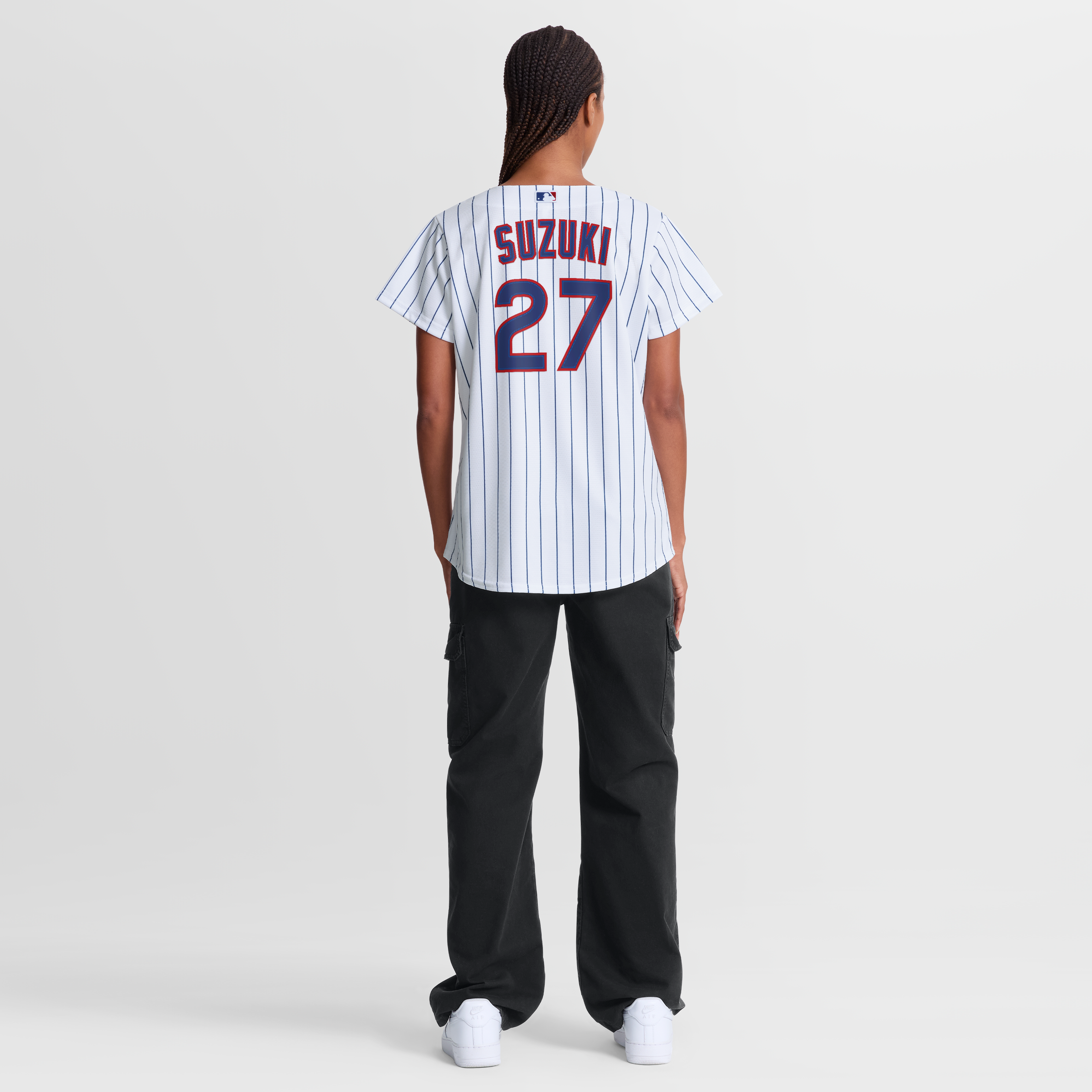 Women's Chicago Cubs Seiya Suzuki Nike White Home Replica Jersey - 8