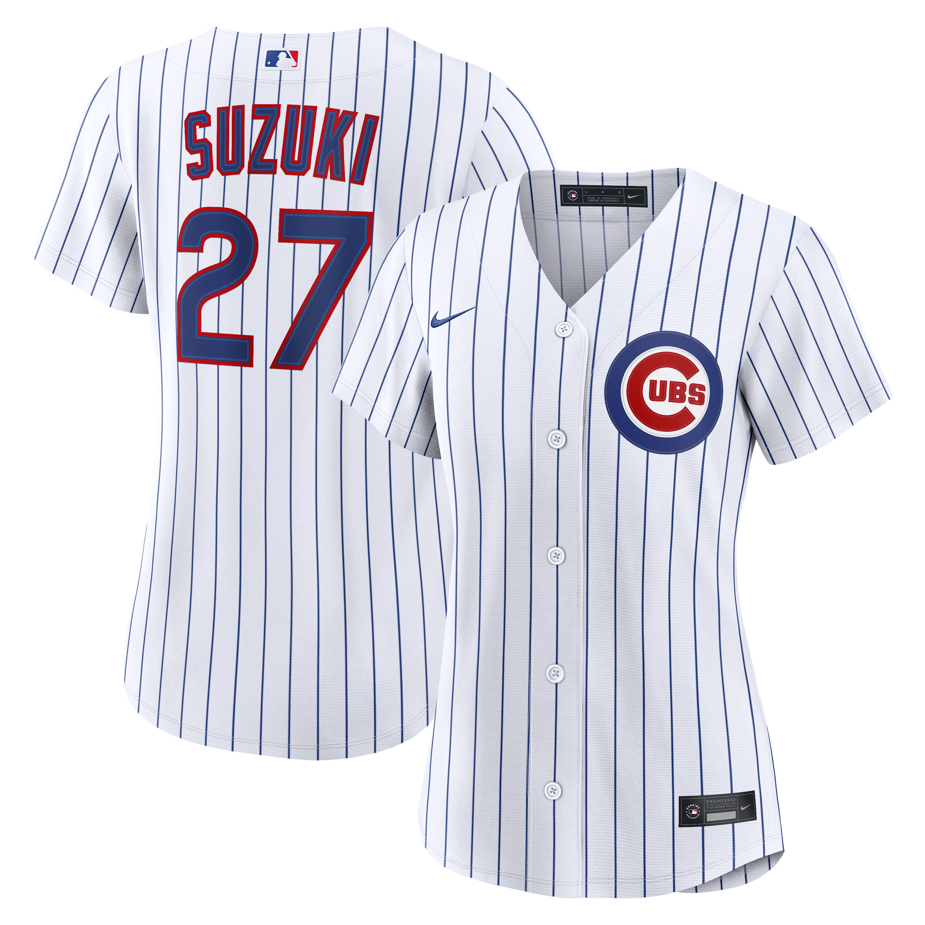 Women's Chicago Cubs Seiya Suzuki Nike White Home Replica Jersey