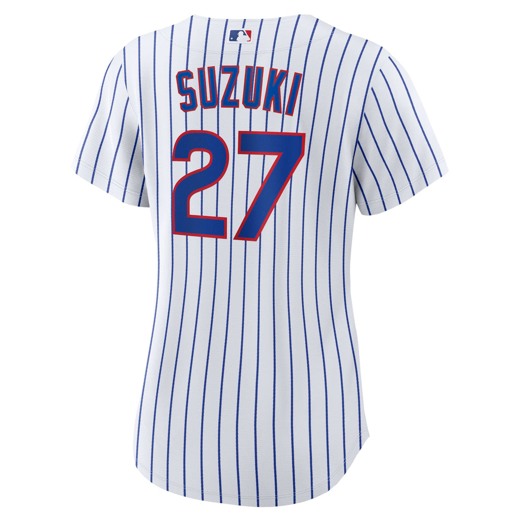 Women's Chicago Cubs Seiya Suzuki Nike White Home Replica Jersey - 4