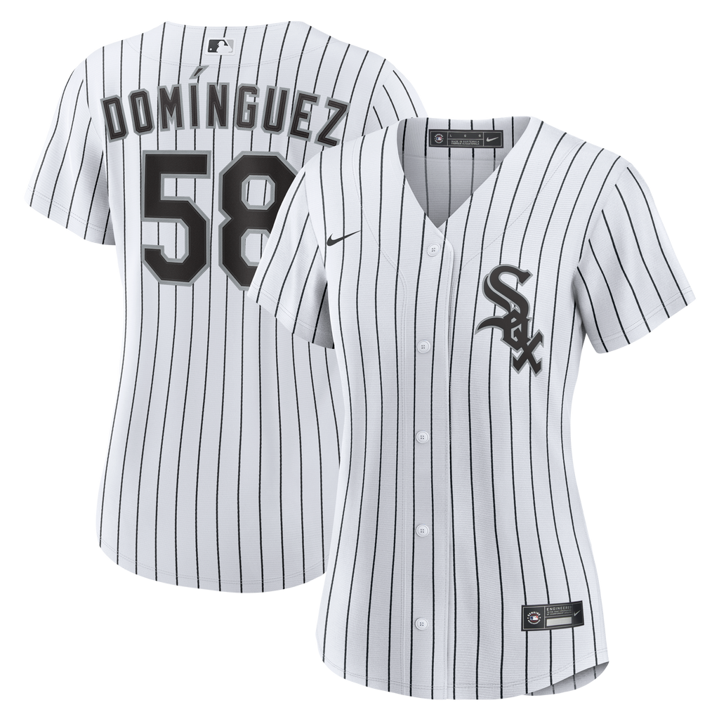 Women's Chicago White Sox Seranthony Domínguez Nike White Home Replica Jersey - 2