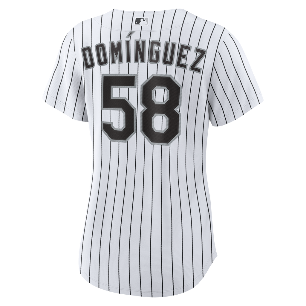 Women's Chicago White Sox Seranthony Domínguez Nike White Home Replica Jersey - 4