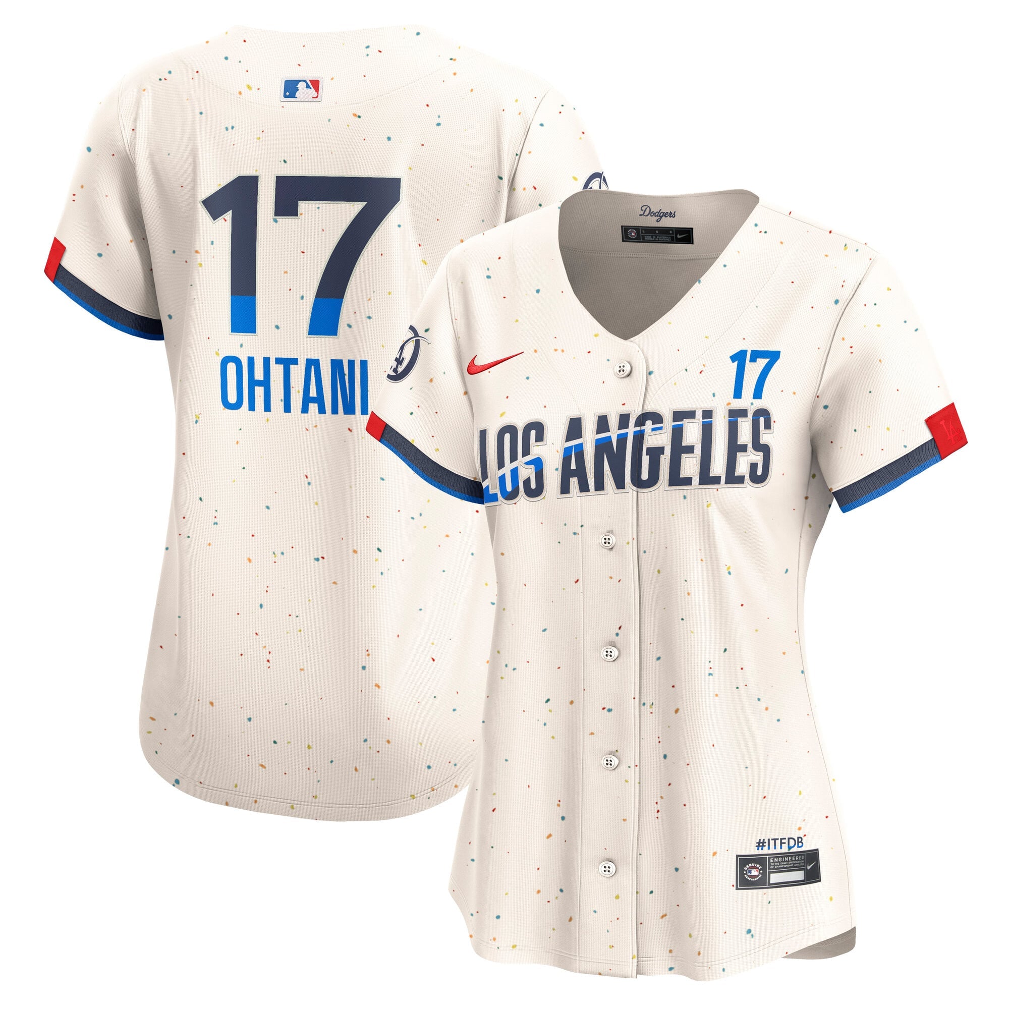 Women's Los Angeles Dodgers Shohei Ohtani Nike Cream City Connect Limited Player Jersey - 2