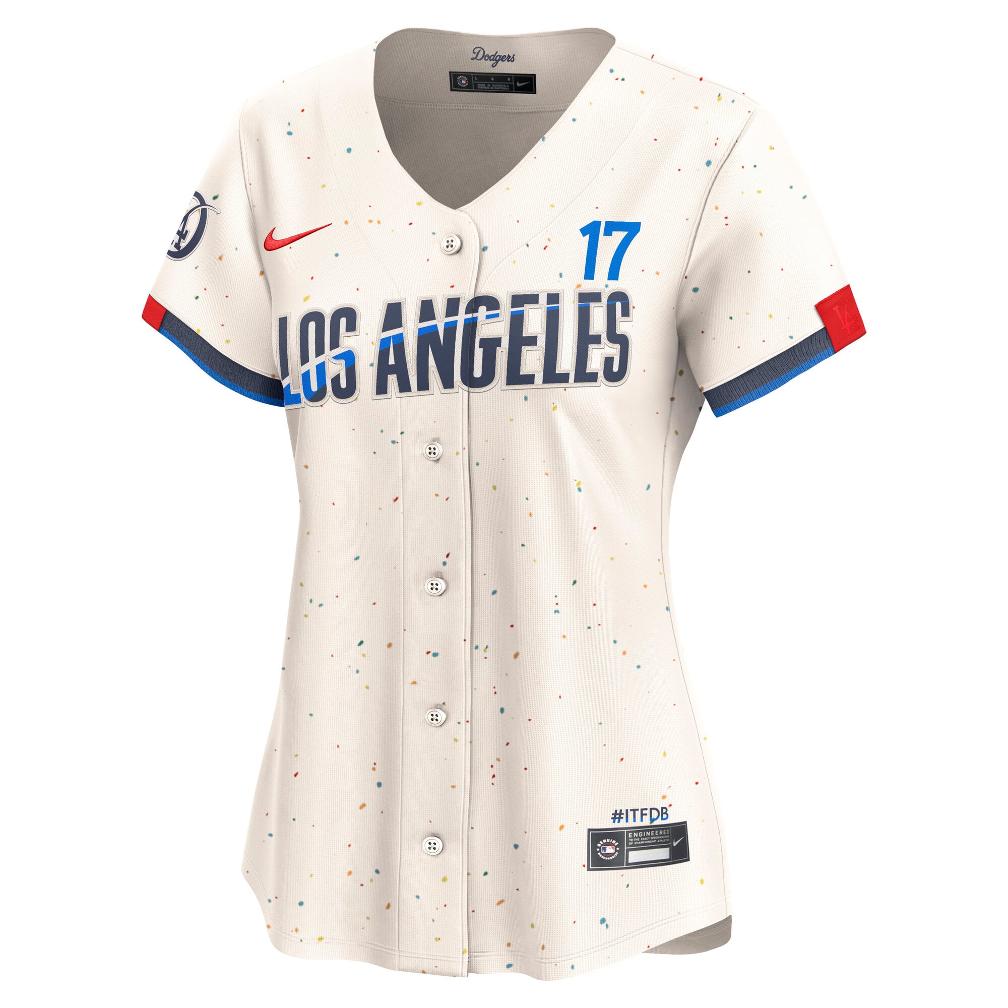 Women's Los Angeles Dodgers Shohei Ohtani Nike Cream City Connect Limited Player Jersey - 3
