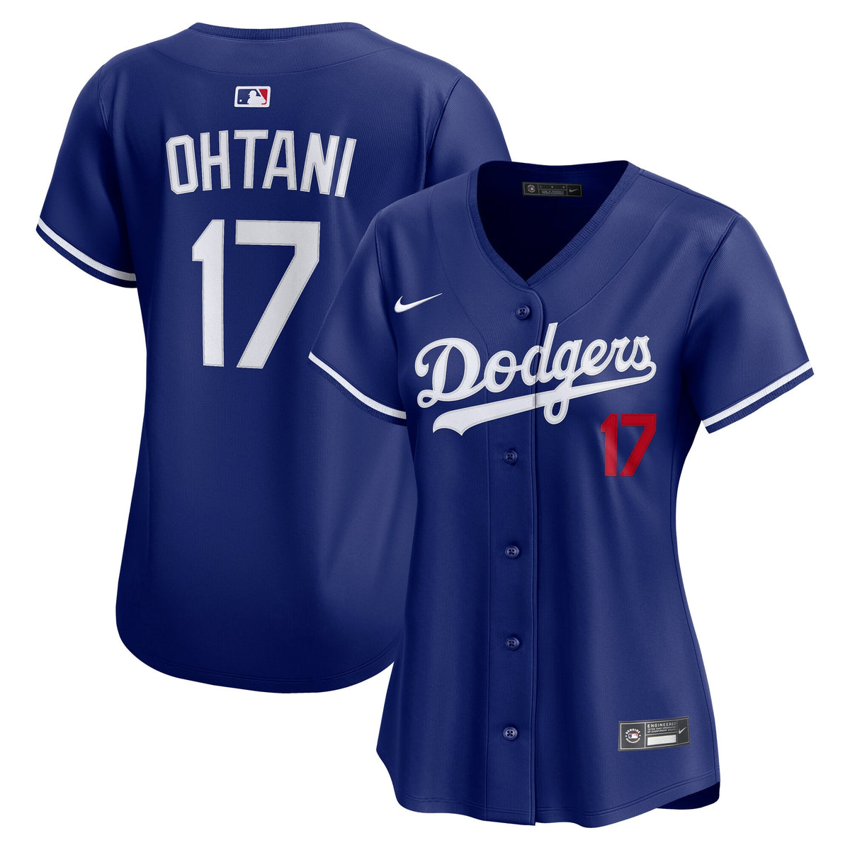 Women's Los Angeles Dodgers Shohei Ohtani Nike Royal Alternate 2 Limited Player Jersey - 2