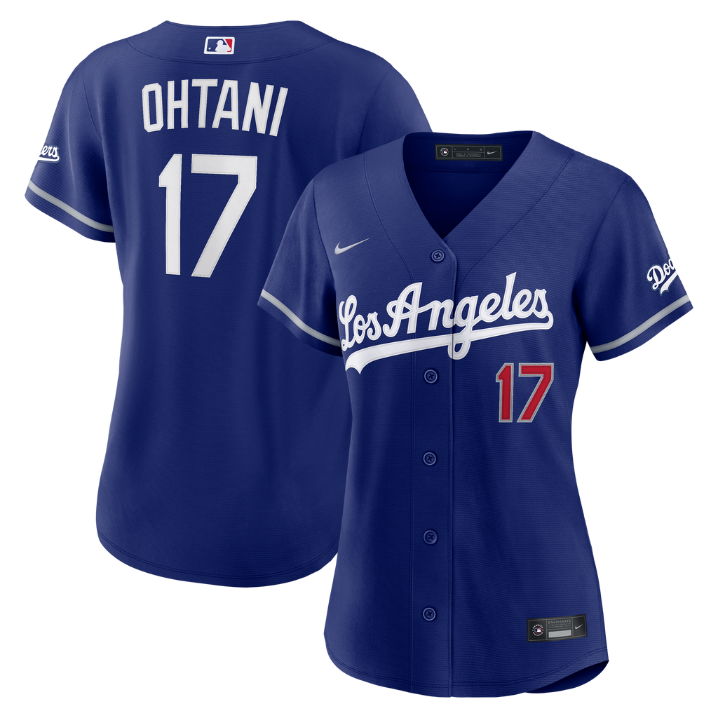 Women's Los Angeles Dodgers Shohei Ohtani Nike Royal Alternate Stadium Jersey - 2
