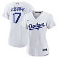 Women's Los Angeles Dodgers Shohei Ohtani Nike White Home Kanji Replica Jersey
