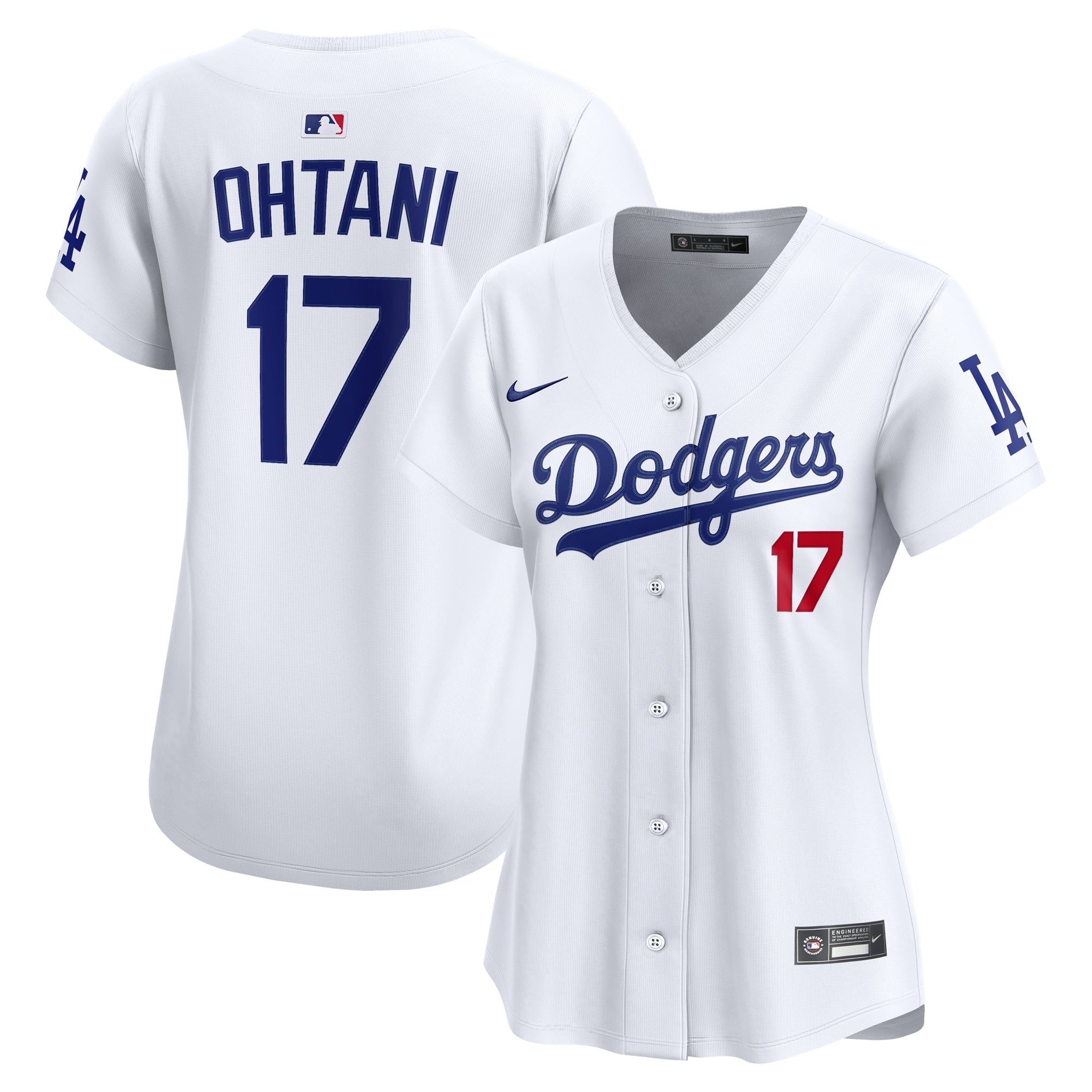 Women's Los Angeles Dodgers Shohei Ohtani Nike White Home Limited Player Jersey - 2
