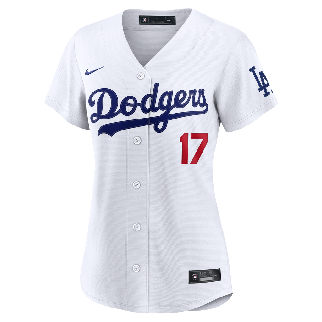 Women's Los Angeles Dodgers Shohei Ohtani Nike White Home Stadium Jersey - 3
