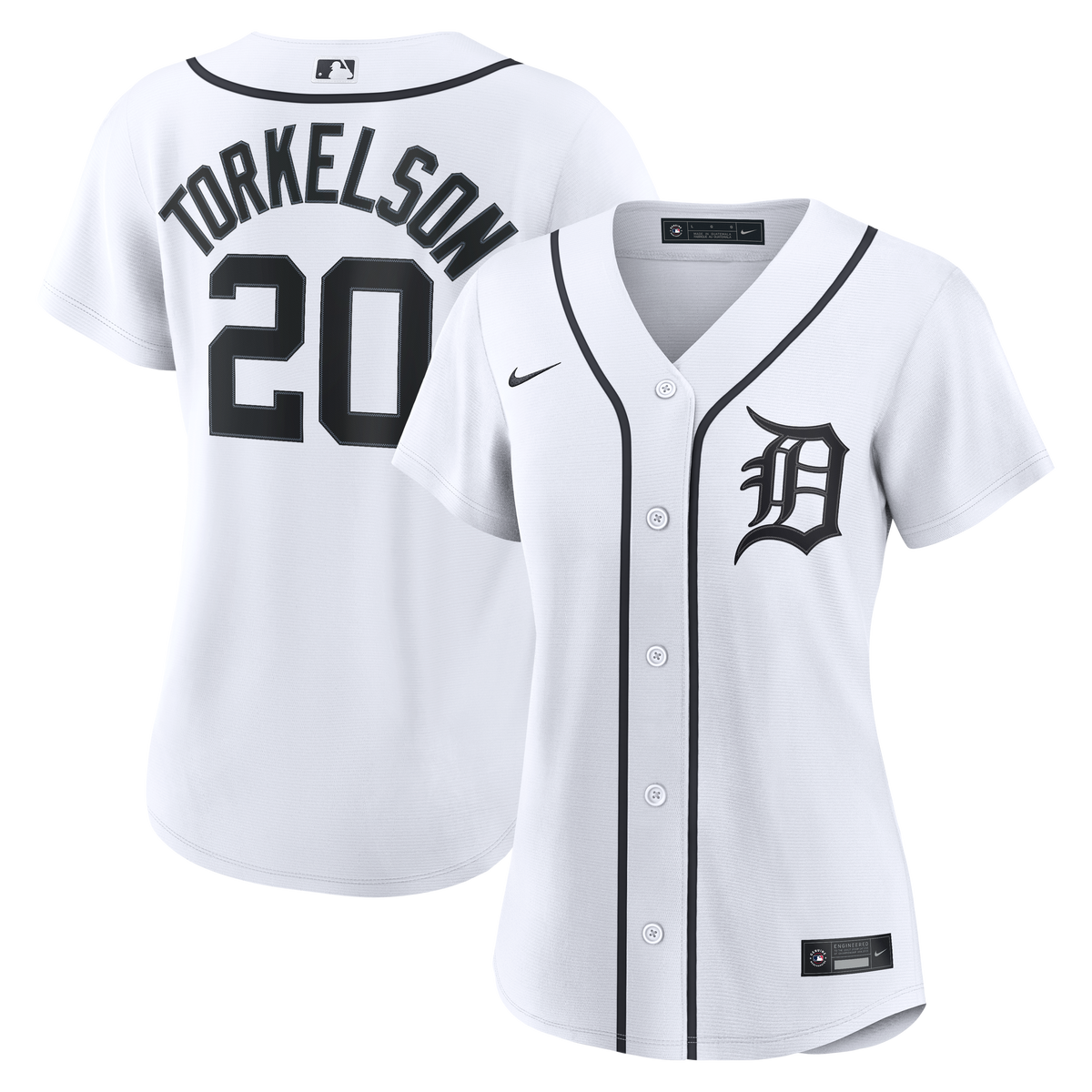 Women's Detroit Tigers Spencer Torkelson Nike White Home Replica Jersey - 2