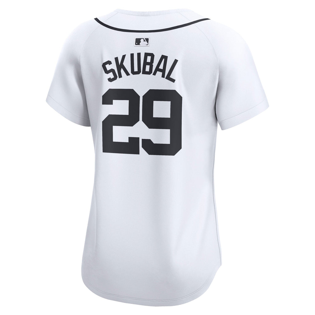 Women's Detroit Tigers Tarik Skubal Nike White Limited Player Jersey - 4