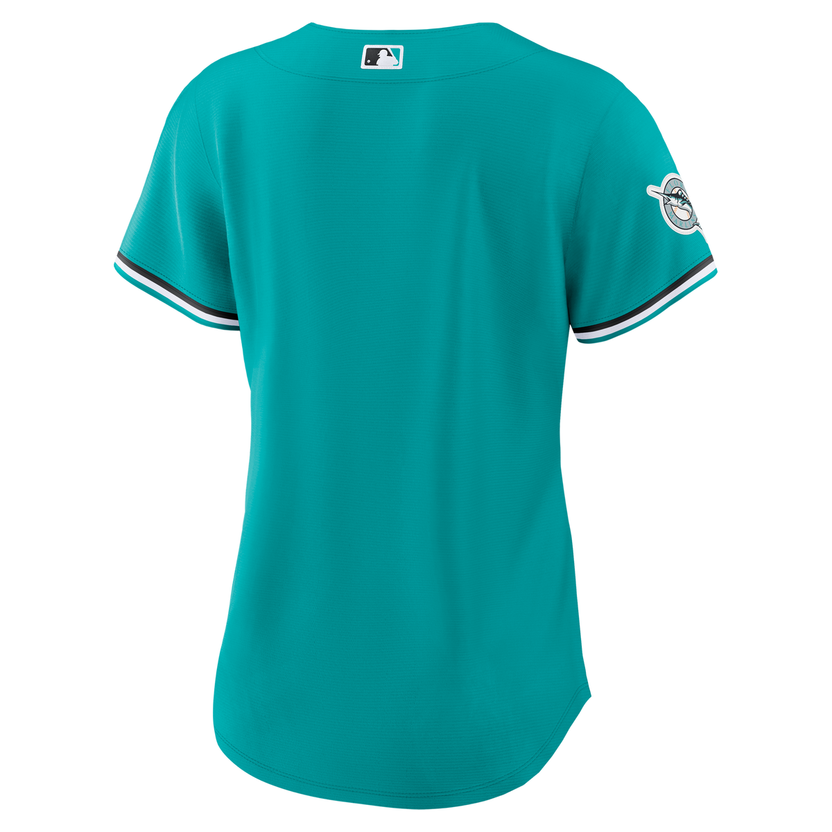 Women's Miami Marlins Nike Teal Alternate Stadium Jersey - 4