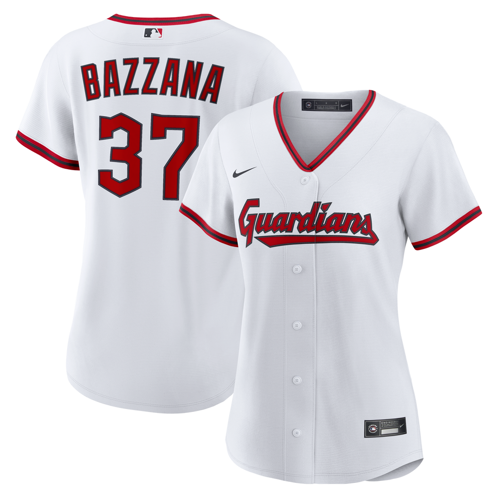 Women's Cleveland Guardians Travis Bazzana Nike White Home Replica Jersey - 2
