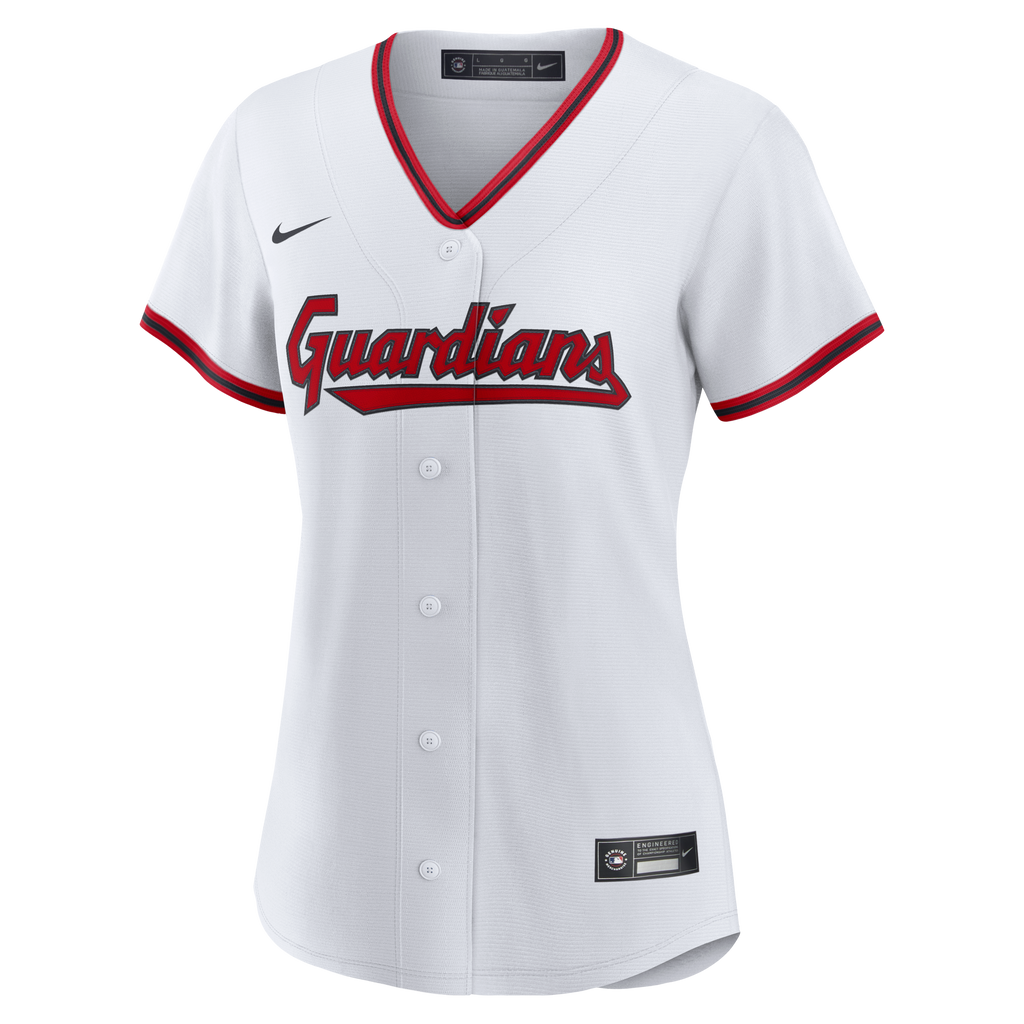 Women's Cleveland Guardians Travis Bazzana Nike White Home Replica Jersey - 3