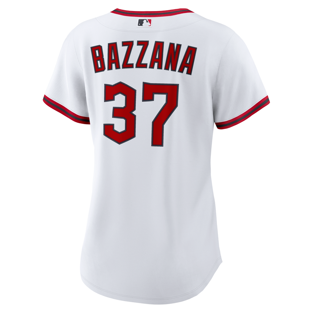 Women's Cleveland Guardians Travis Bazzana Nike White Home Replica Jersey - 4