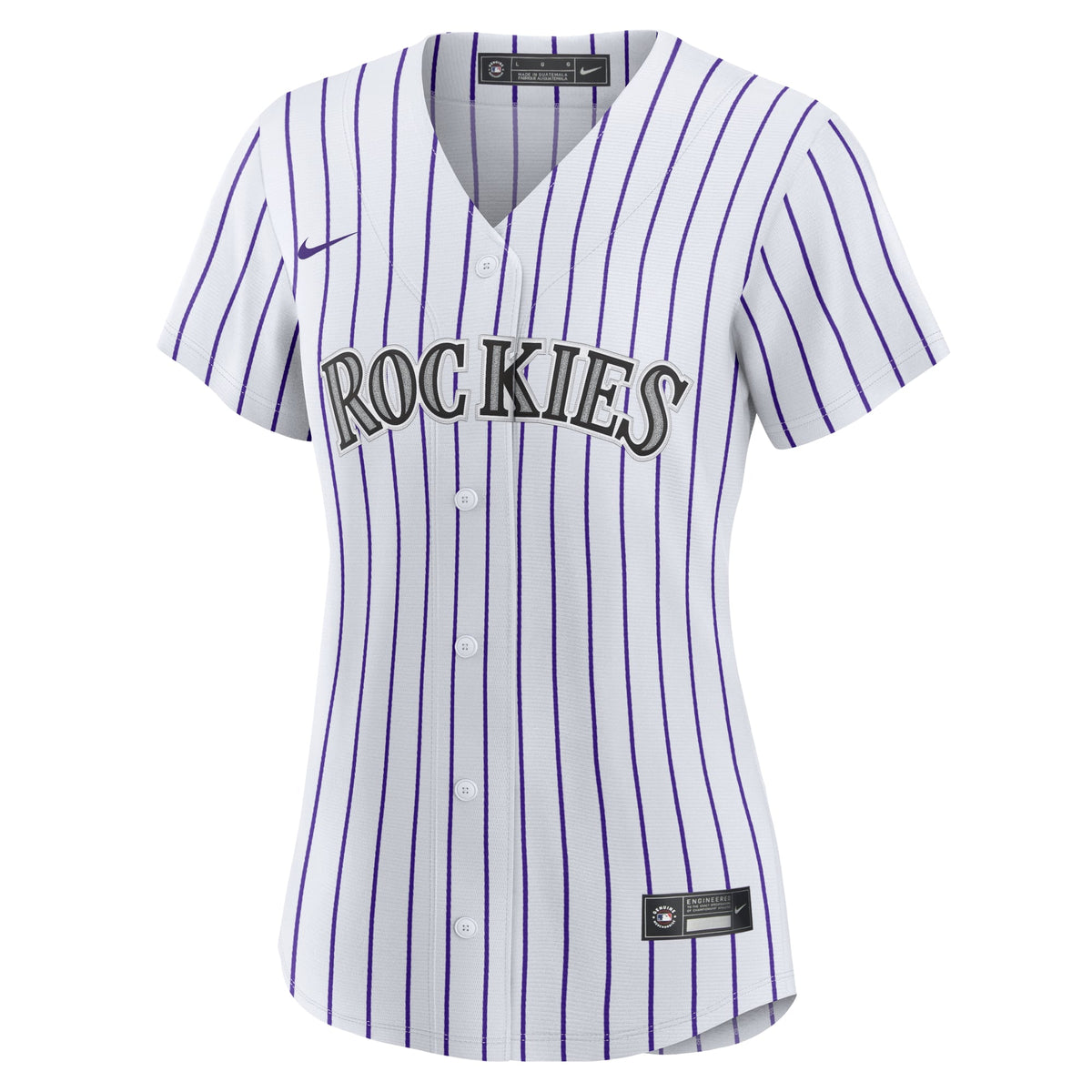 Women's Colorado Rockies Tyler Freeman Nike White Home Replica Jersey - 3
