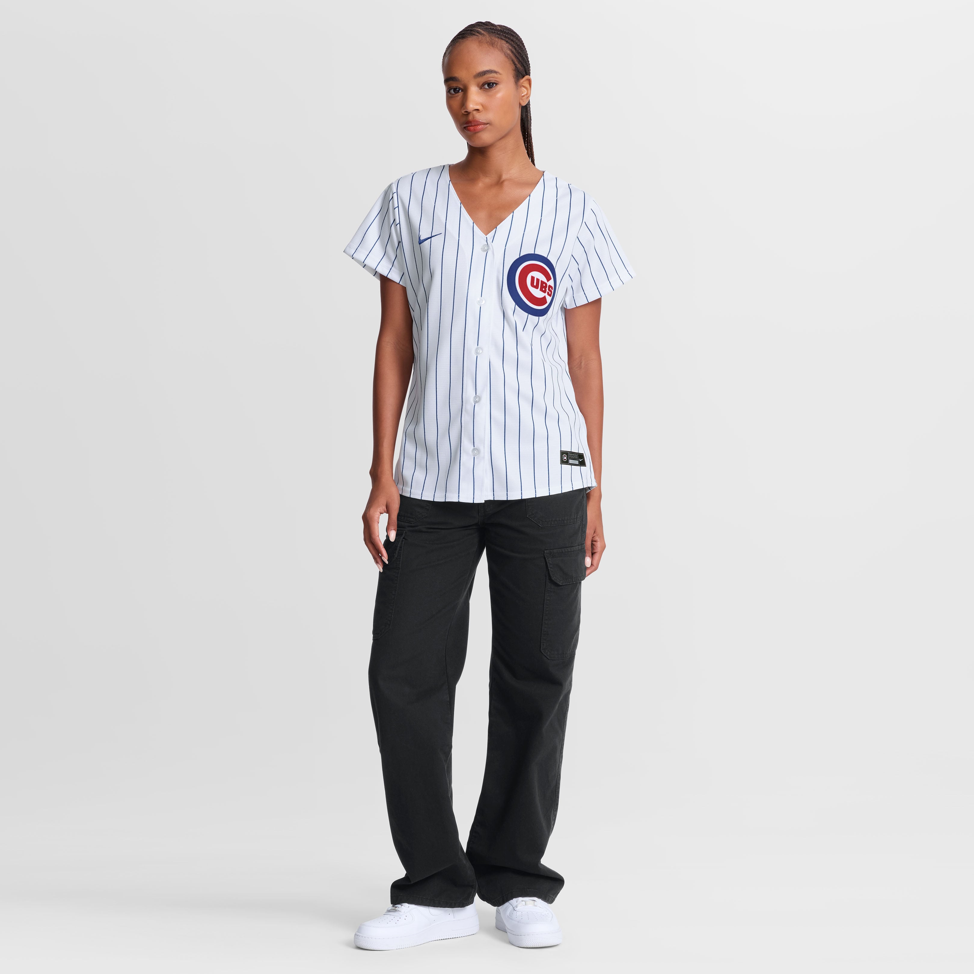 Women's Chicago Cubs Tyrone Taylor Nike White Home Replica Jersey - 3