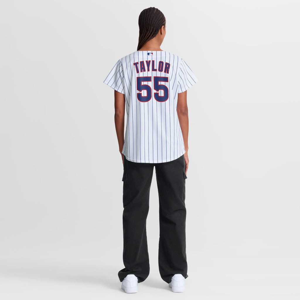 Women's Chicago Cubs Tyrone Taylor Nike White Home Replica Jersey - 4