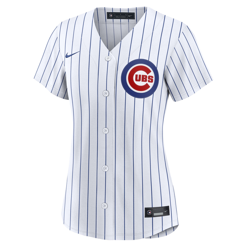 Women's Chicago Cubs Tyrone Taylor Nike White Home Replica Jersey - 5