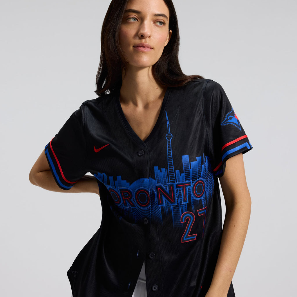 Women's Toronto Blue Jays Vladimir Guerrero Jr. Nike Navy 2024 City Connect Limited Player Jersey - 11