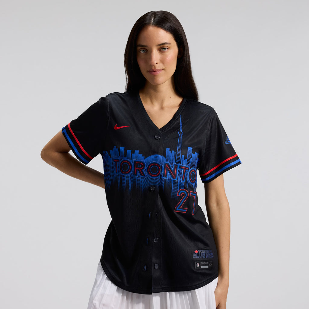 Women's Toronto Blue Jays Vladimir Guerrero Jr. Nike Navy 2024 City Connect Limited Player Jersey - 3
