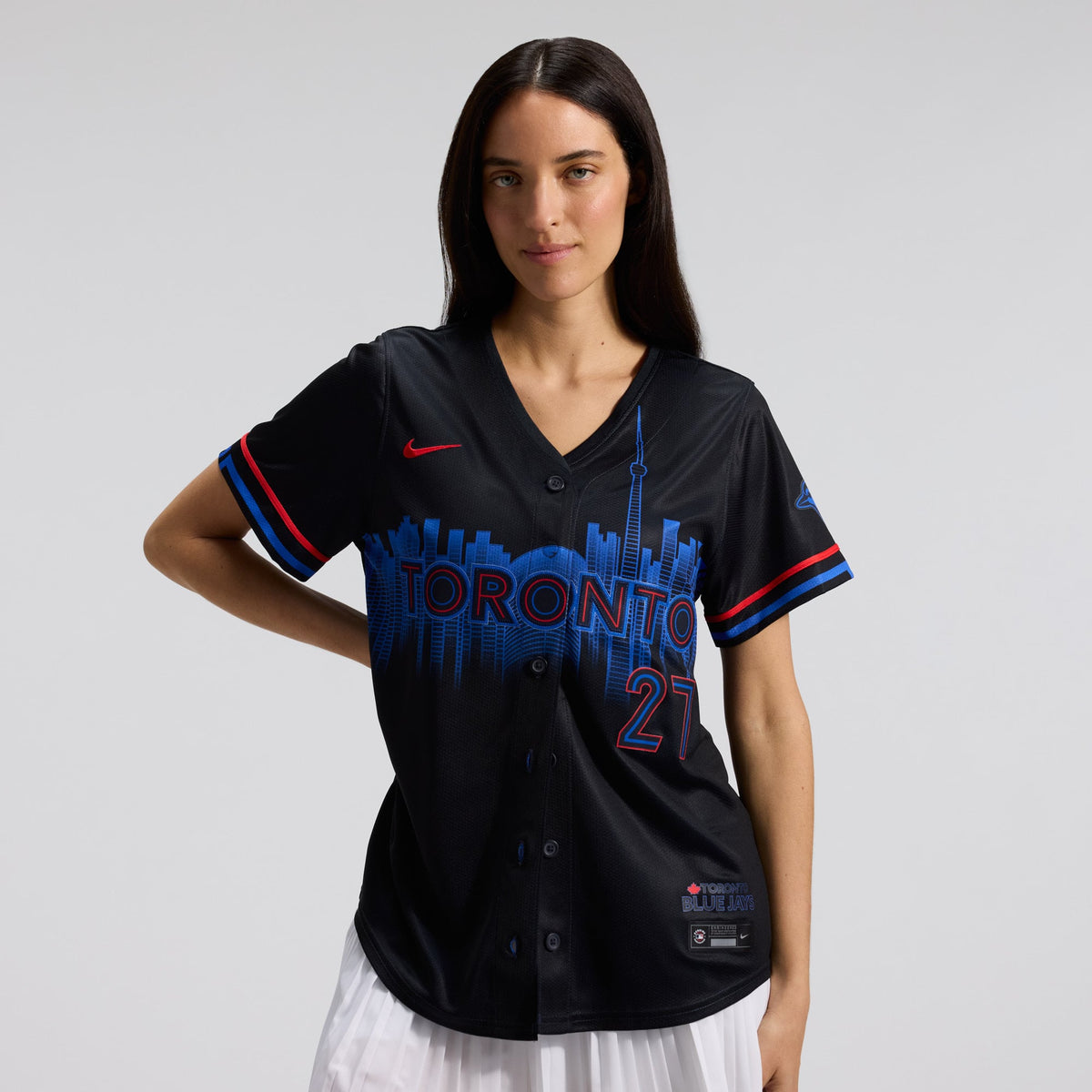 Women's Toronto Blue Jays Vladimir Guerrero Jr. Nike Navy 2024 City Connect Limited Player Jersey - 3