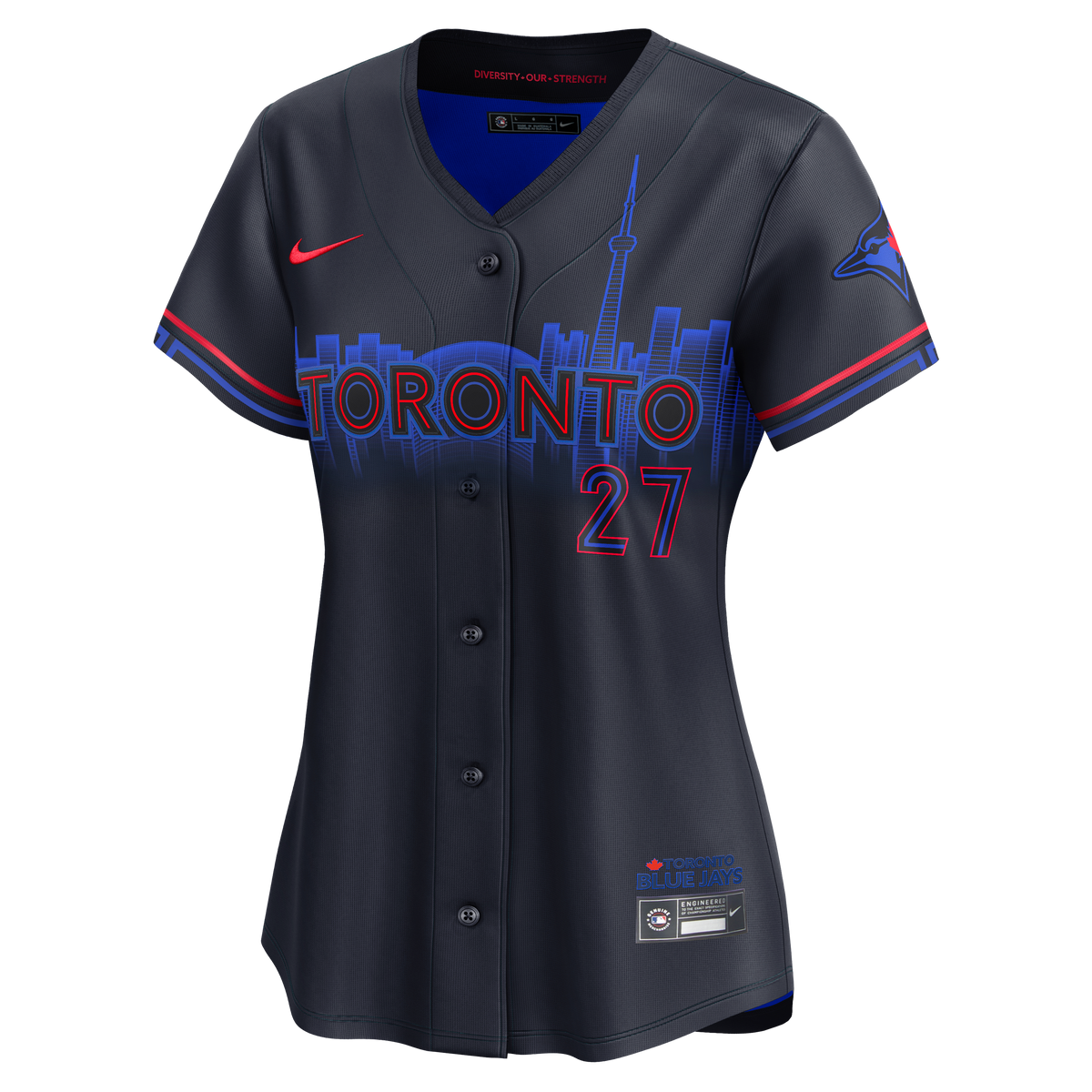 Women's Toronto Blue Jays Vladimir Guerrero Jr. Nike Navy 2024 City Connect Limited Player Jersey - 7
