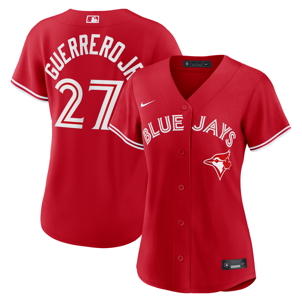 Women's Toronto Blue Jays Vladimir Guerrero Jr. Nike Red Canada Day Replica Jersey