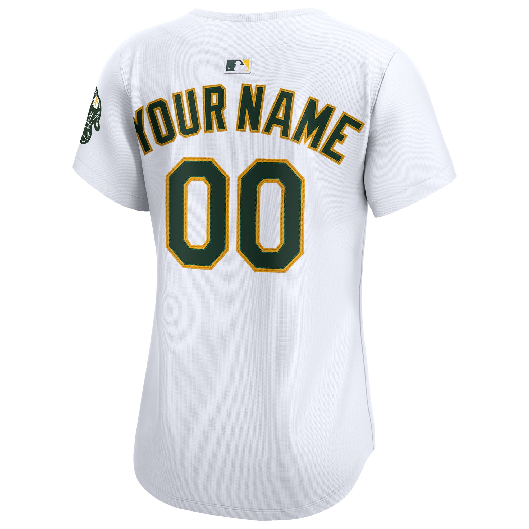 Women's Athletics Nike White Home Limited Custom Jersey - 4