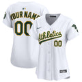 Women's Athletics Nike White Home Limited Custom Jersey