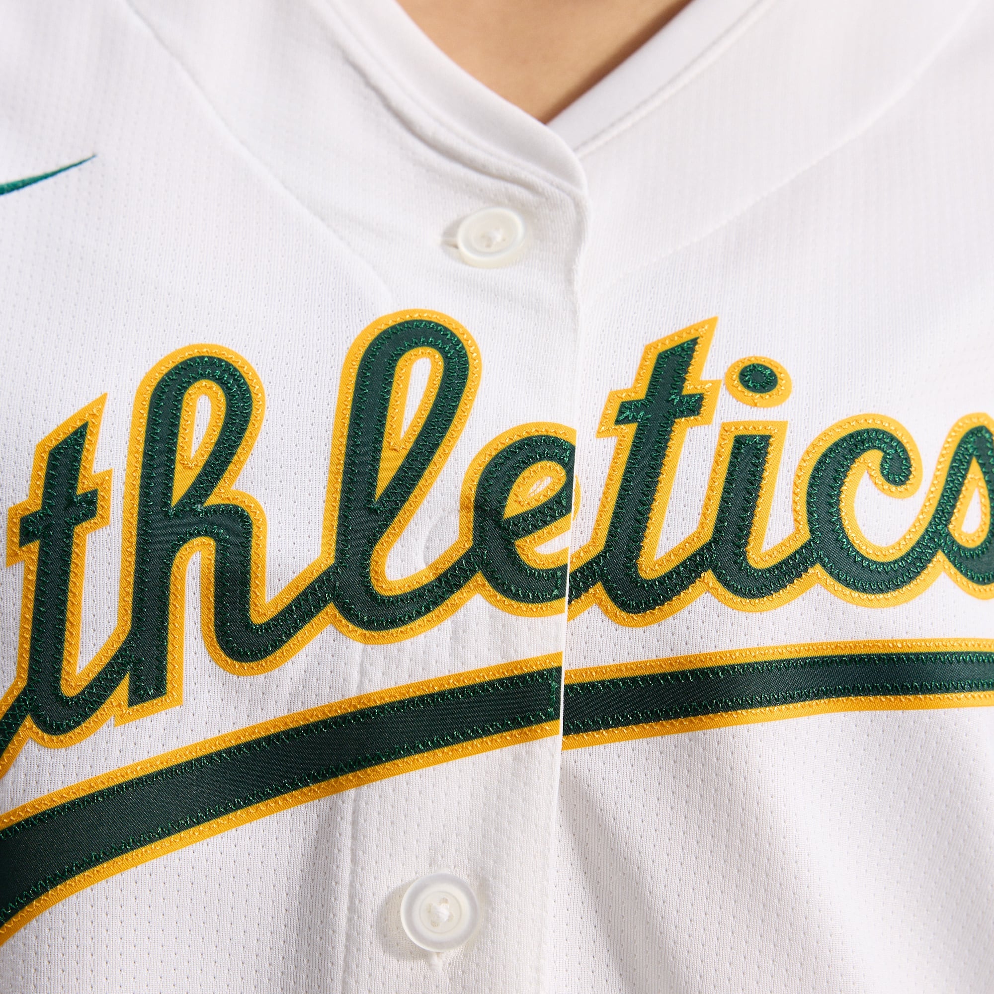 Women's Athletics Nike White Home Limited Jersey - 11