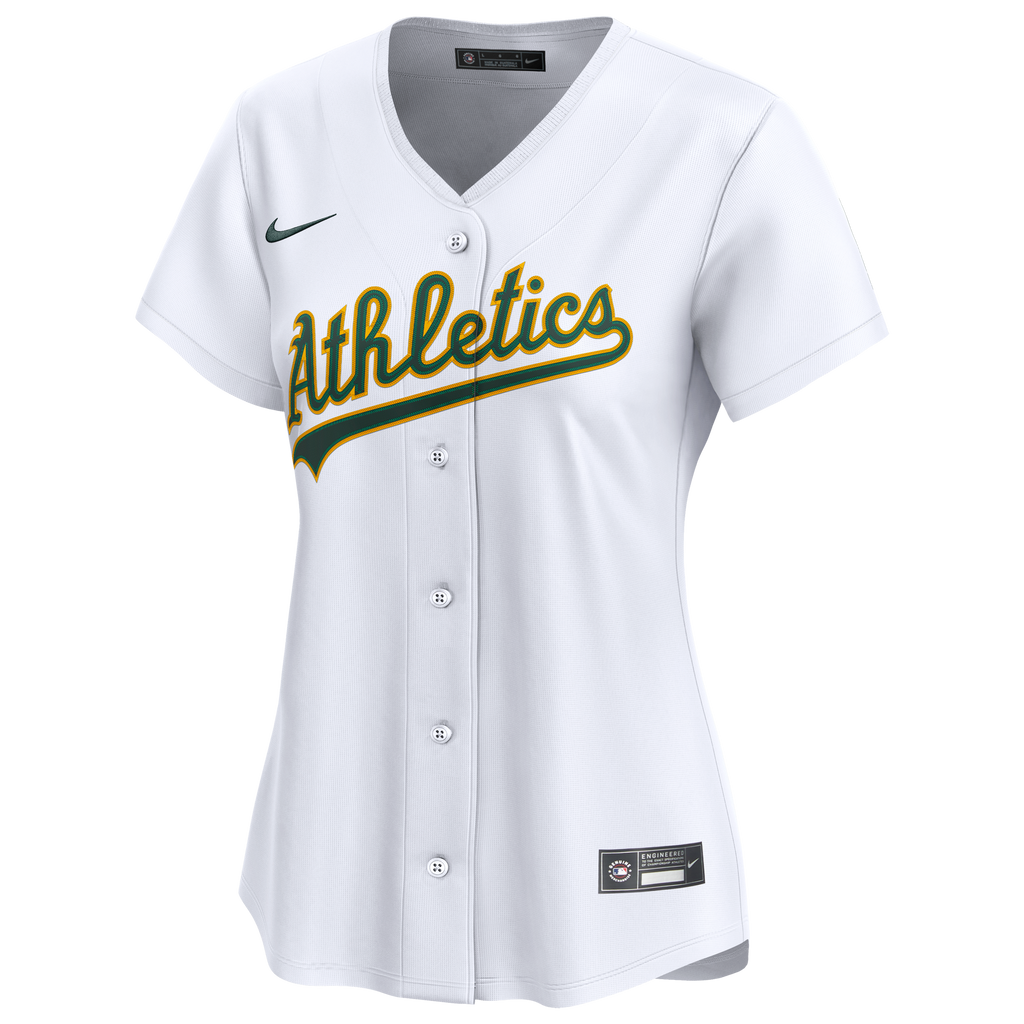 Women's Athletics Nike White Home Limited Jersey - 6