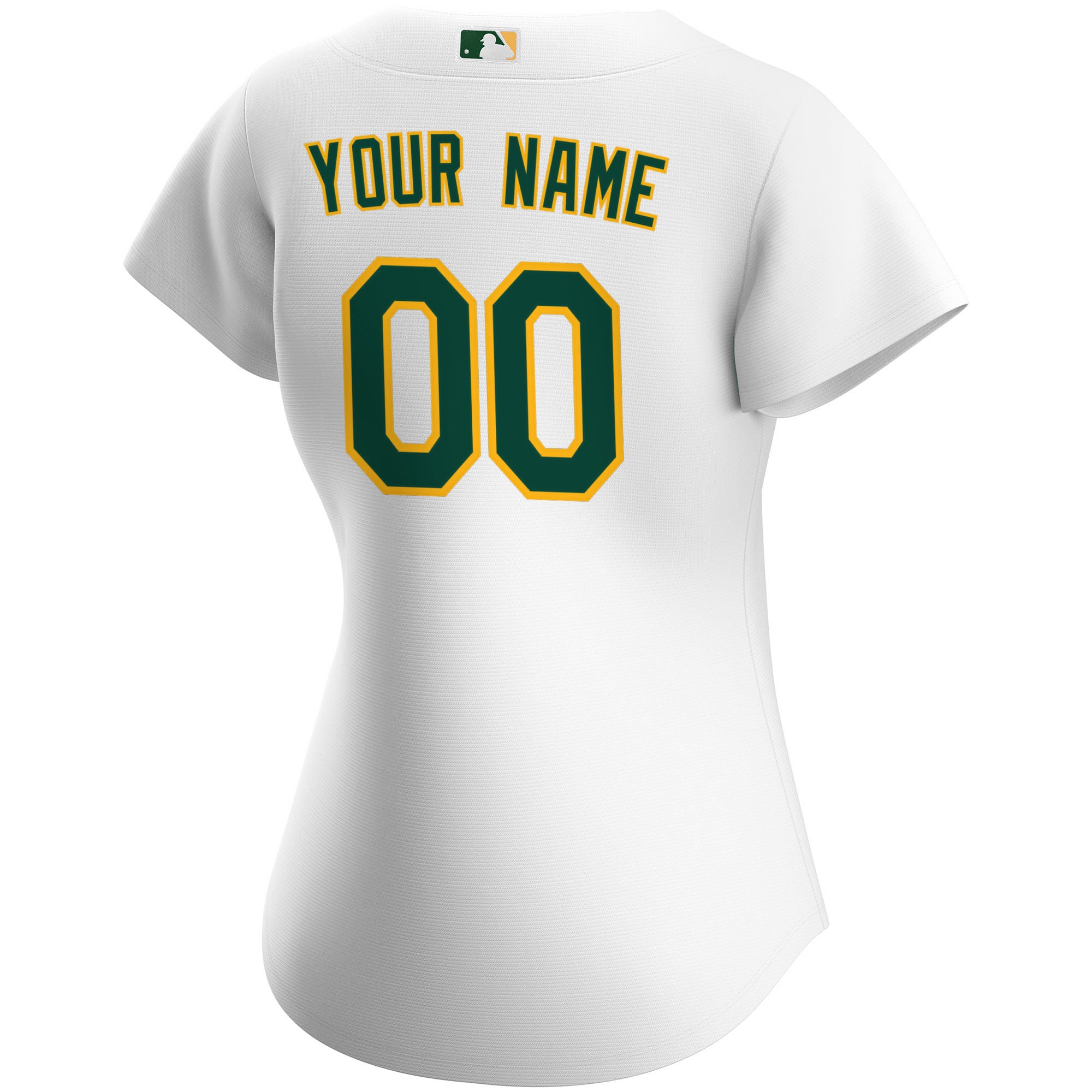 Women's Athletics Nike White Home Replica Custom Jersey - 4