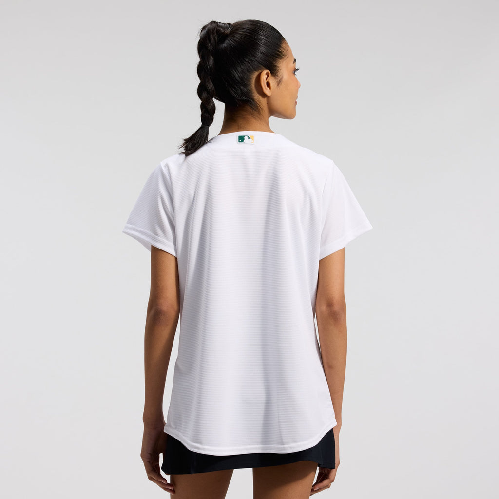Women's Athletics Nike White Home Replica Team Jersey - 3