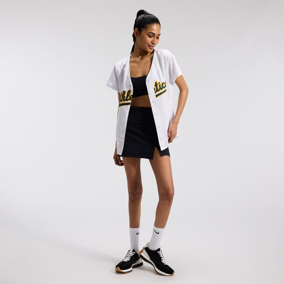 Women's Athletics Nike White Home Replica Team Jersey - 4