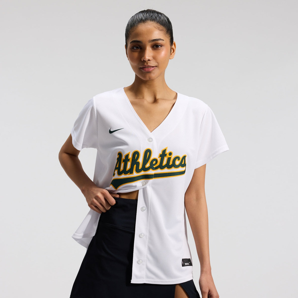 Women's Athletics Nike White Home Replica Team Jersey