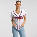 Women's Atlanta Braves Nike White Home Replica Team Jersey