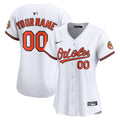 Women's Baltimore Orioles Nike White Home Limited Custom Jersey