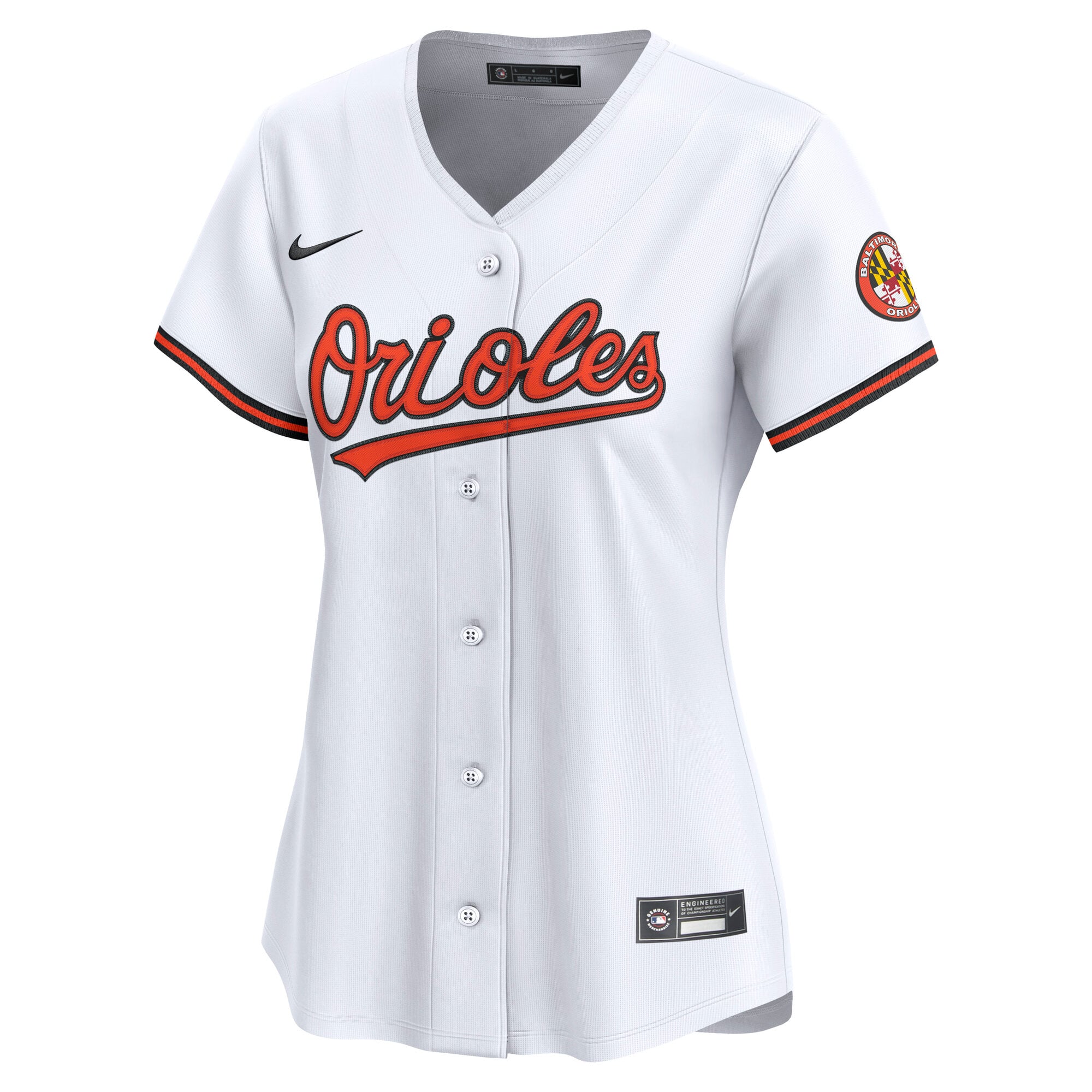 Women's Baltimore Orioles Nike White Home Limited Jersey - 6
