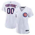 Women's Chicago Cubs Nike White Home Replica Custom Jersey