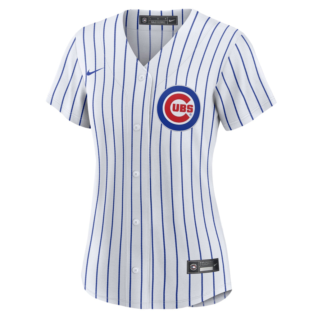 Women's Chicago Cubs Nike White Home Replica Team Jersey - 3