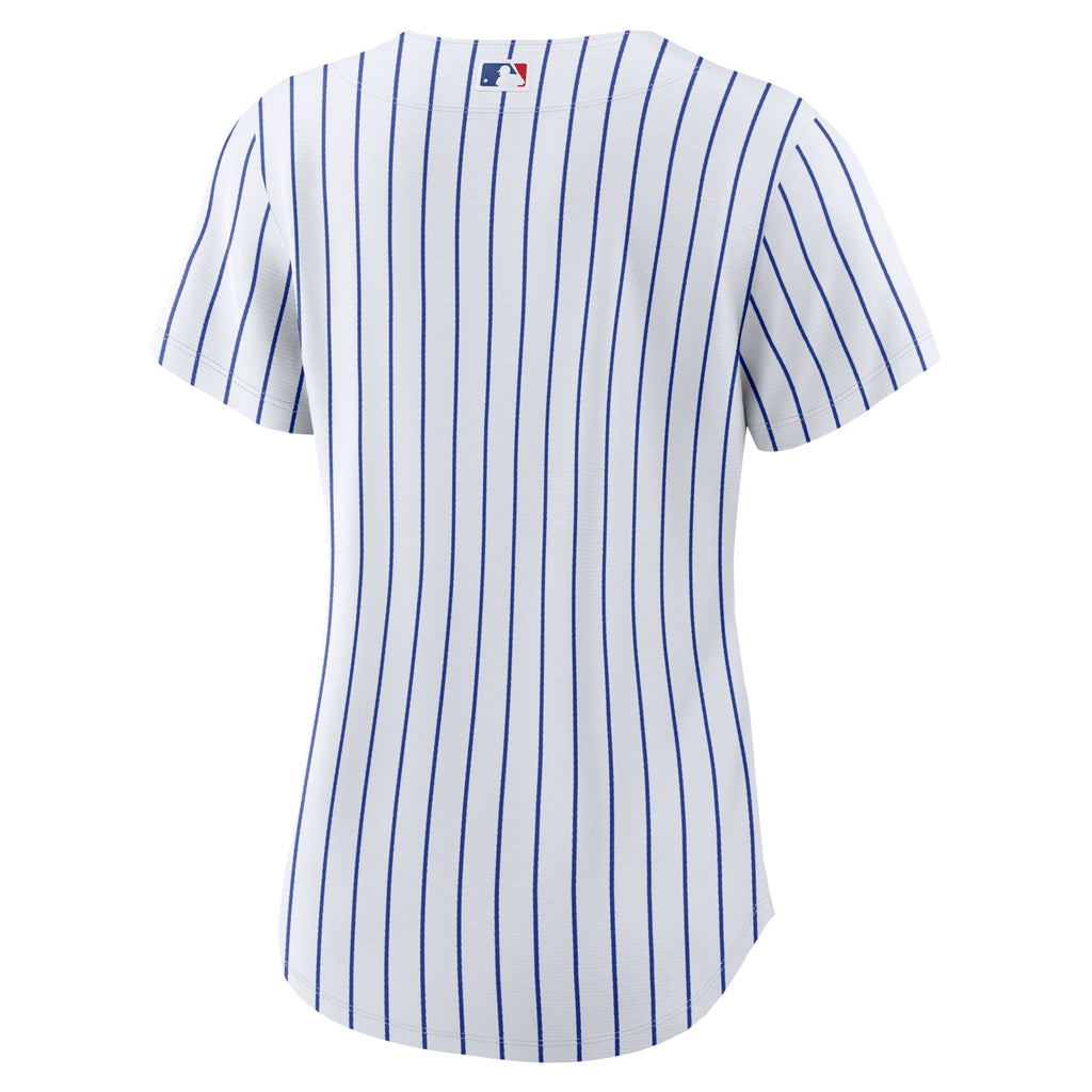 Women's Chicago Cubs Nike White Home Replica Team Jersey - 4
