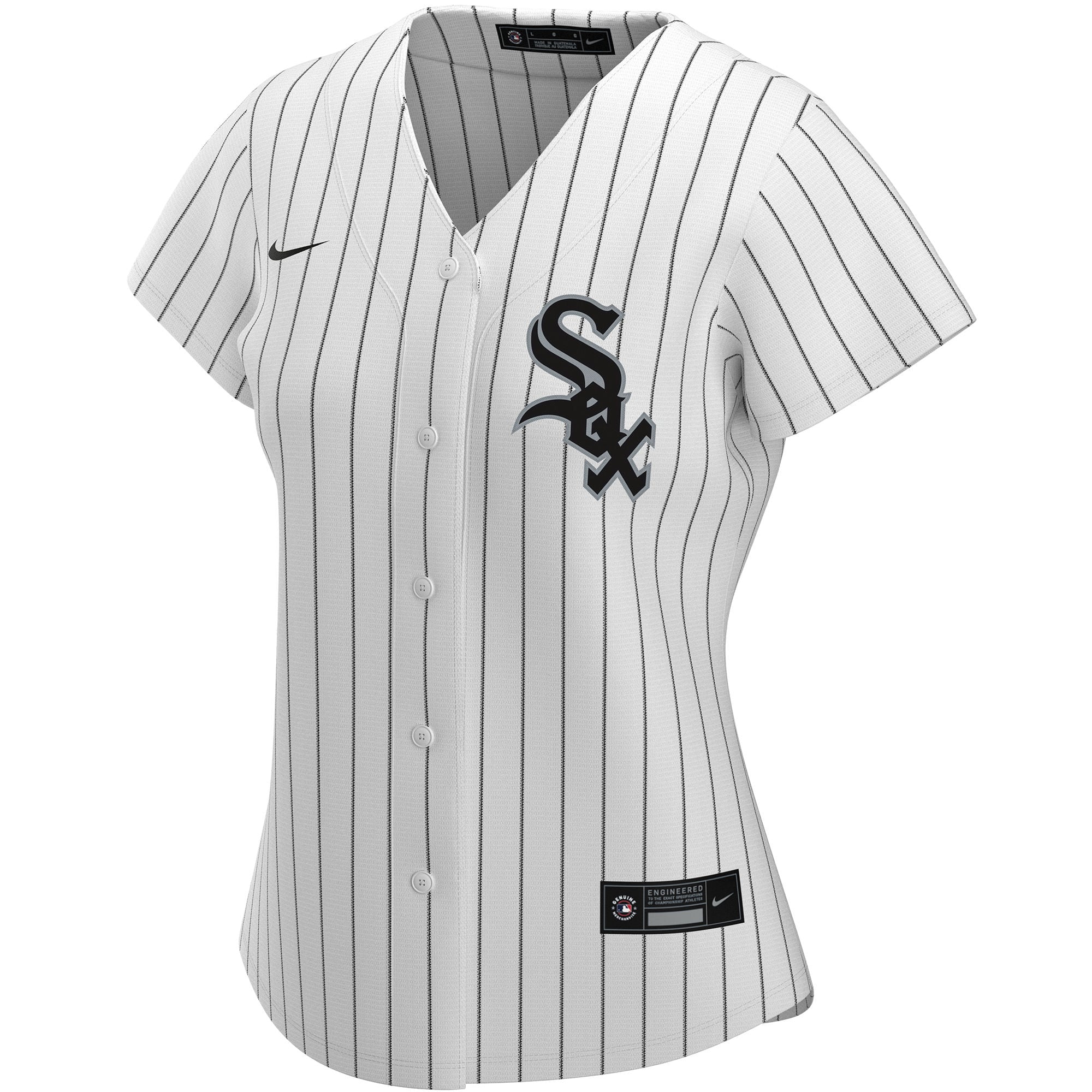 Women's Chicago White Sox Nike White Home Replica Custom Jersey - 3