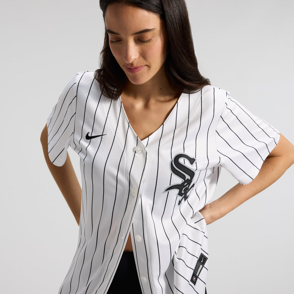 Women's Chicago White Sox Nike White Home Replica Team Jersey - 8