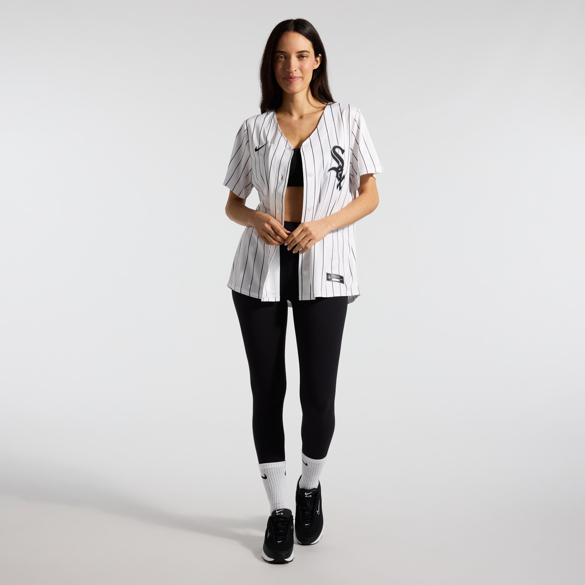 Women's Chicago White Sox Nike White Home Replica Team Jersey - 4