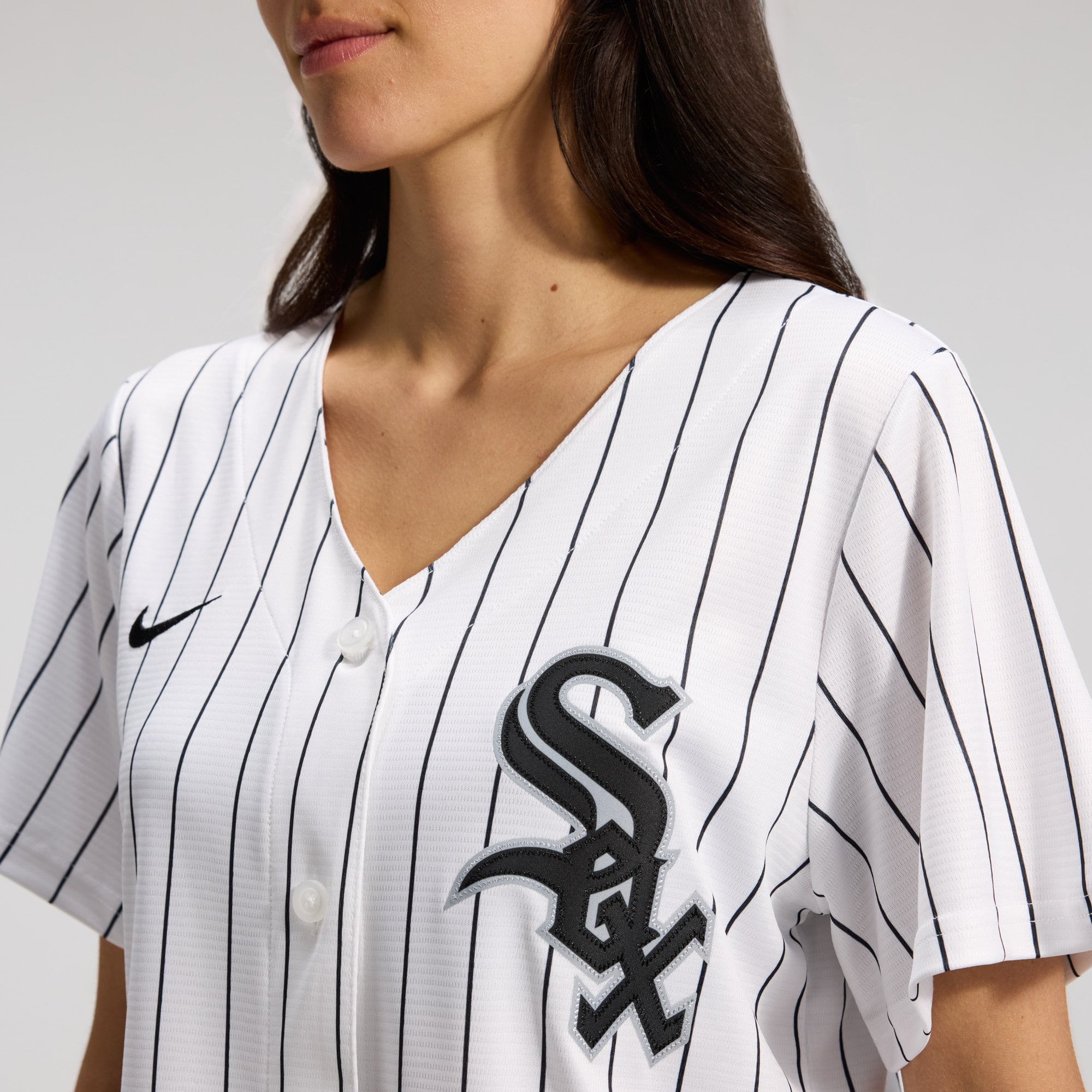 Women's Chicago White Sox Nike White Home Replica Team Jersey - 7