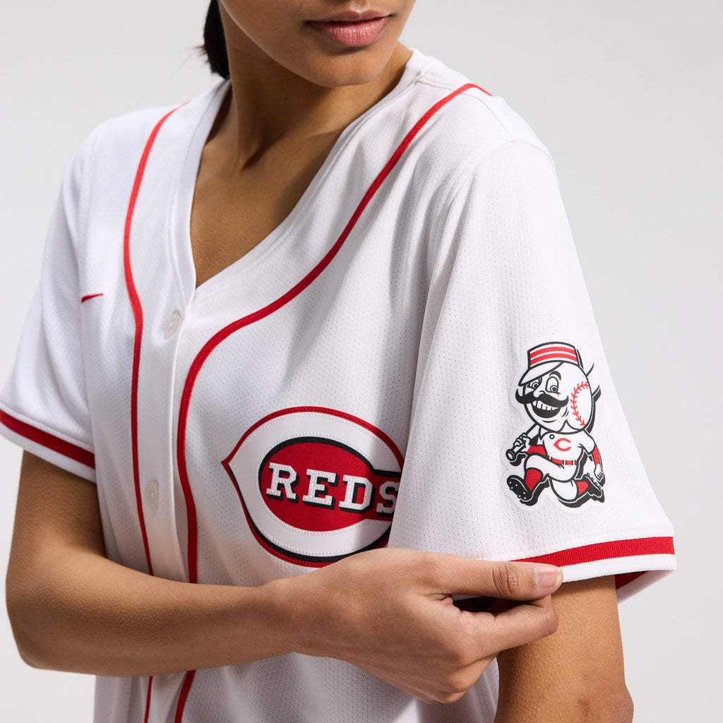 Women's Cincinnati Reds Nike White Home Limited Jersey - 8
